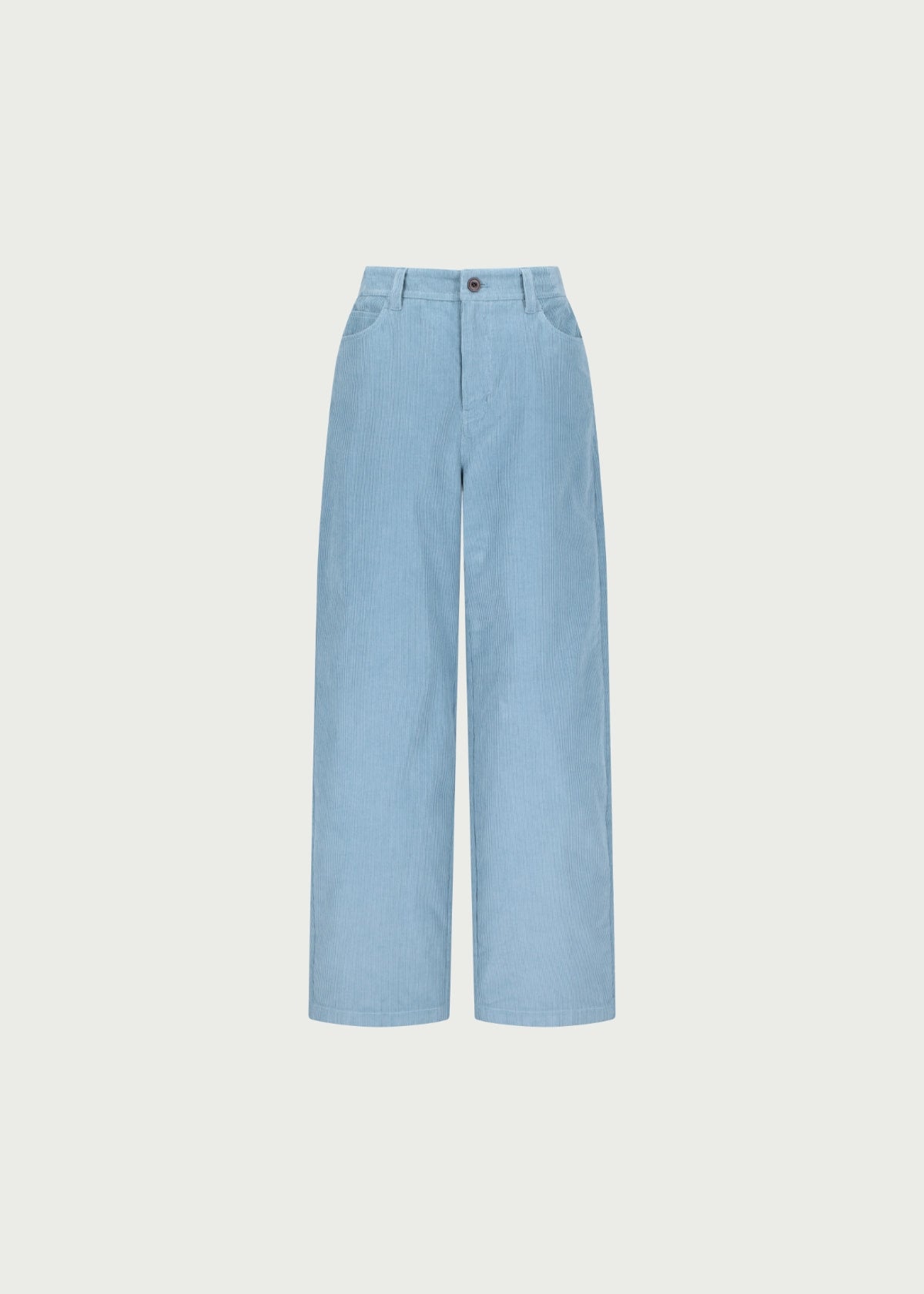 Depound corduroy back banding pants - light blue