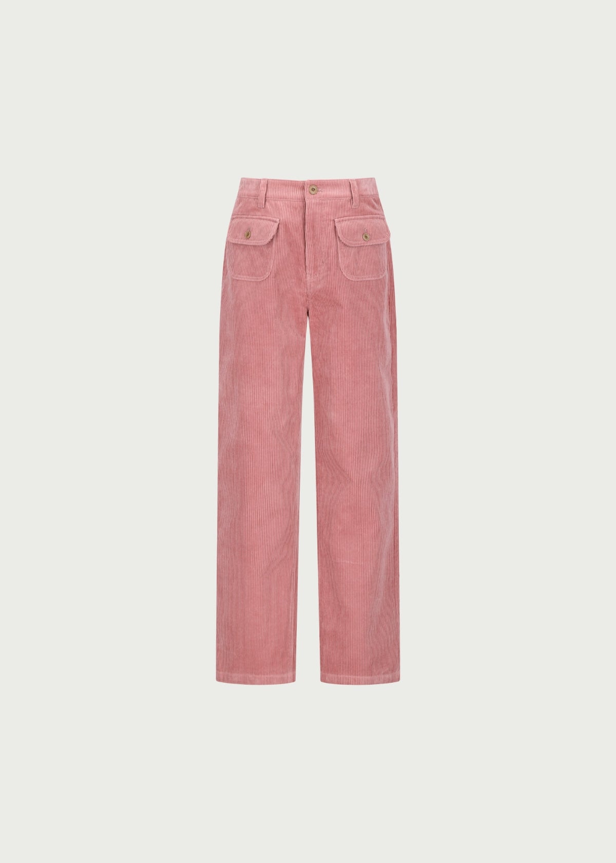Depound corduroy pocket pants - indian pink