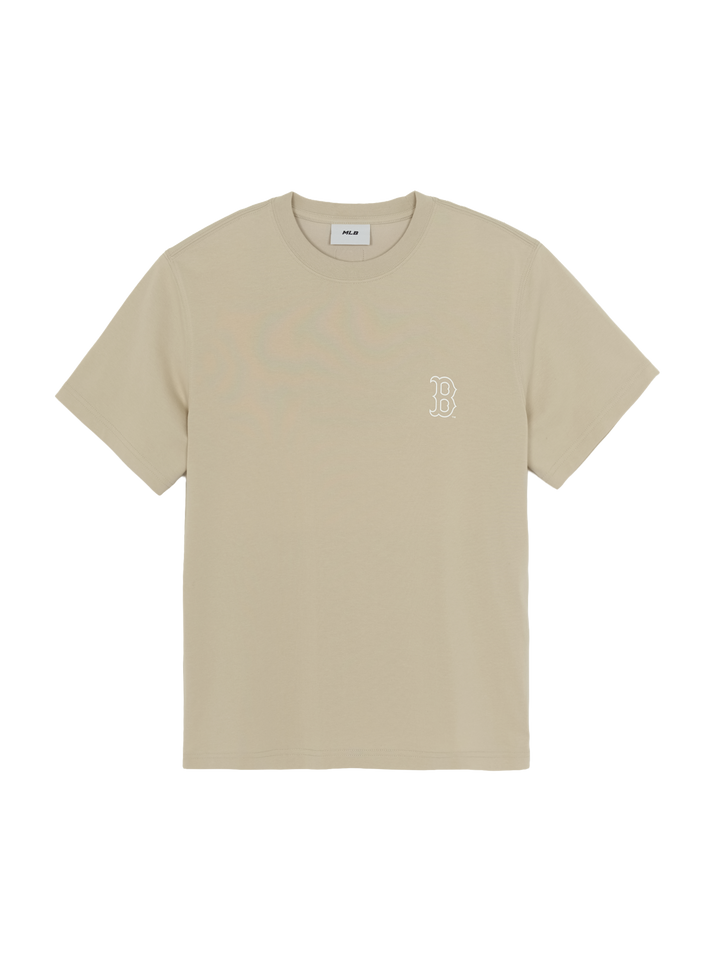 MLB Korea Basic Small Logo Semi Over-Fit T-shirt
