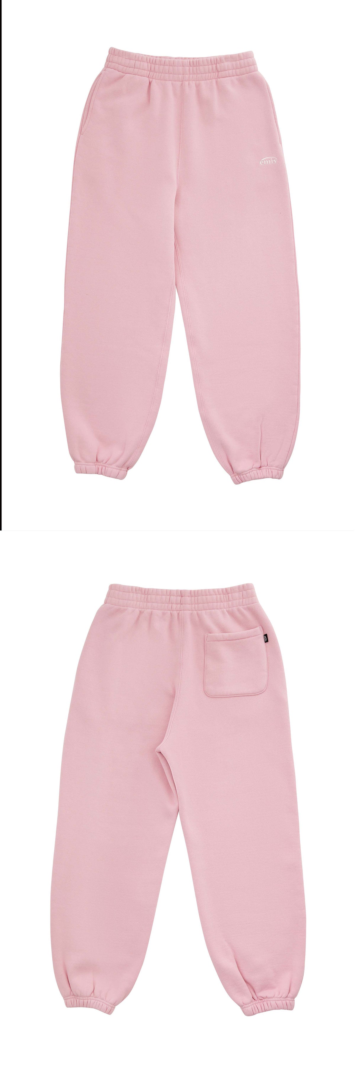 EMIS Essential Heavy Sweat Pants-Pink