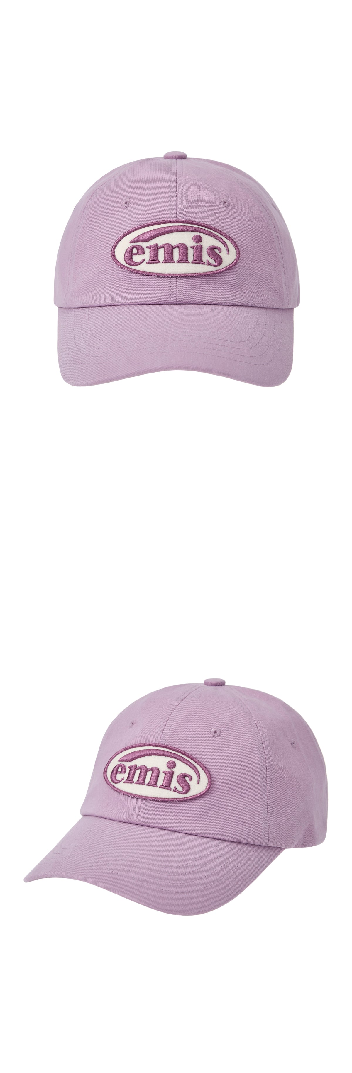EMIS Tone On Tone Wappen Ball Cap-Light Purple