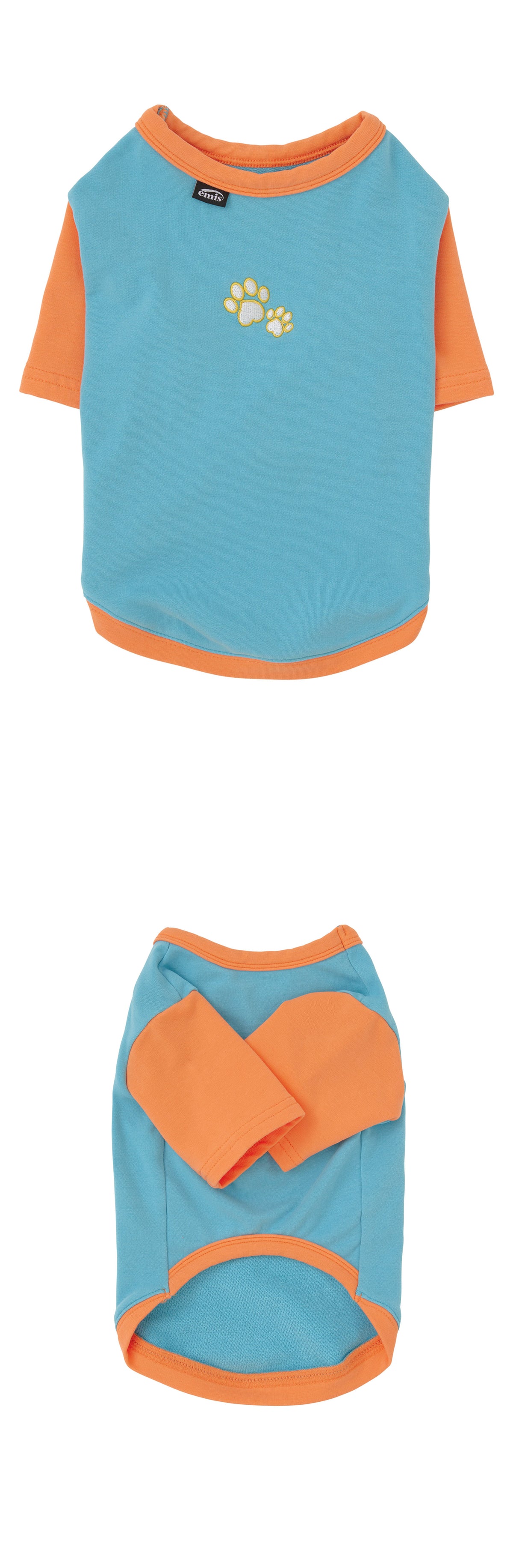 EMIS Ringer Tee-Light Blue/Tangerine