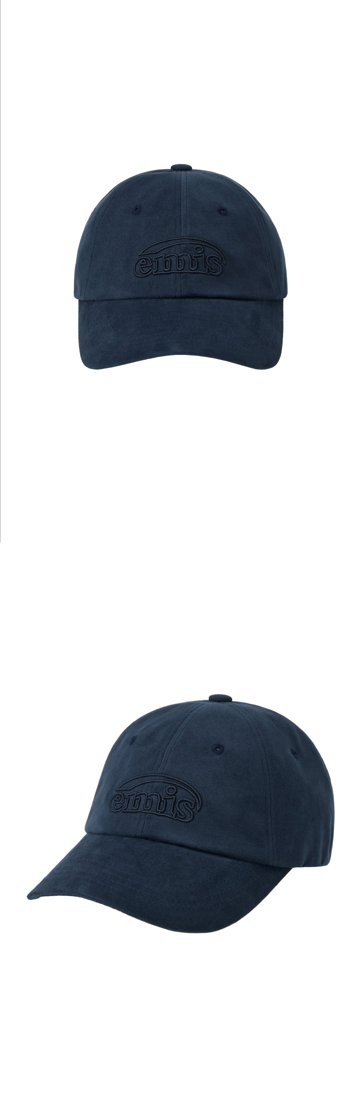 EMIS Cotton Brushed Ball Cap-Navy