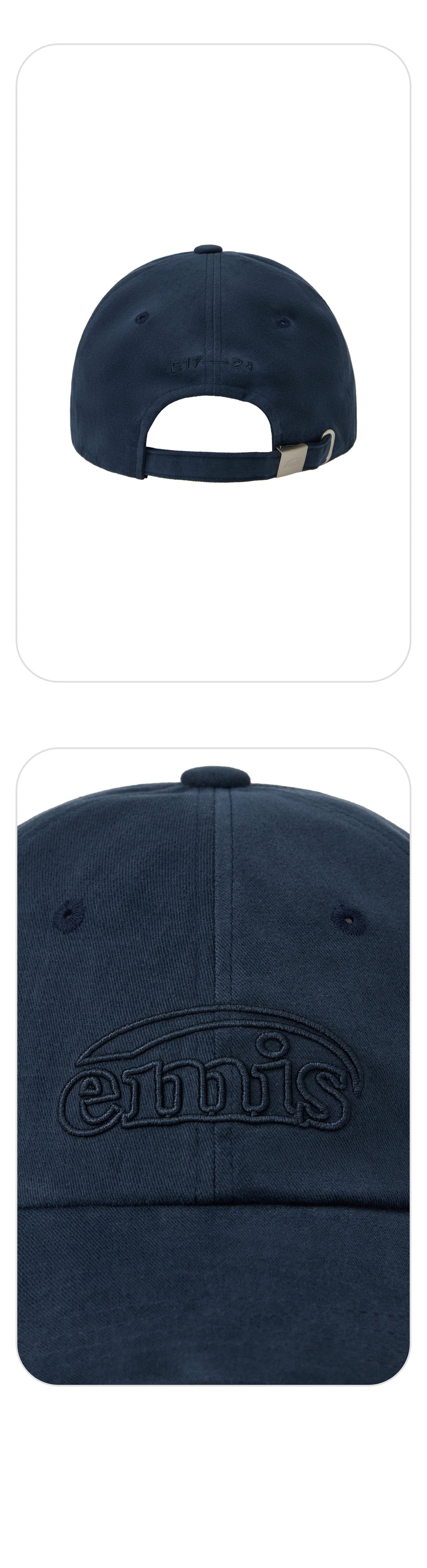 EMIS Cotton Brushed Ball Cap-Navy