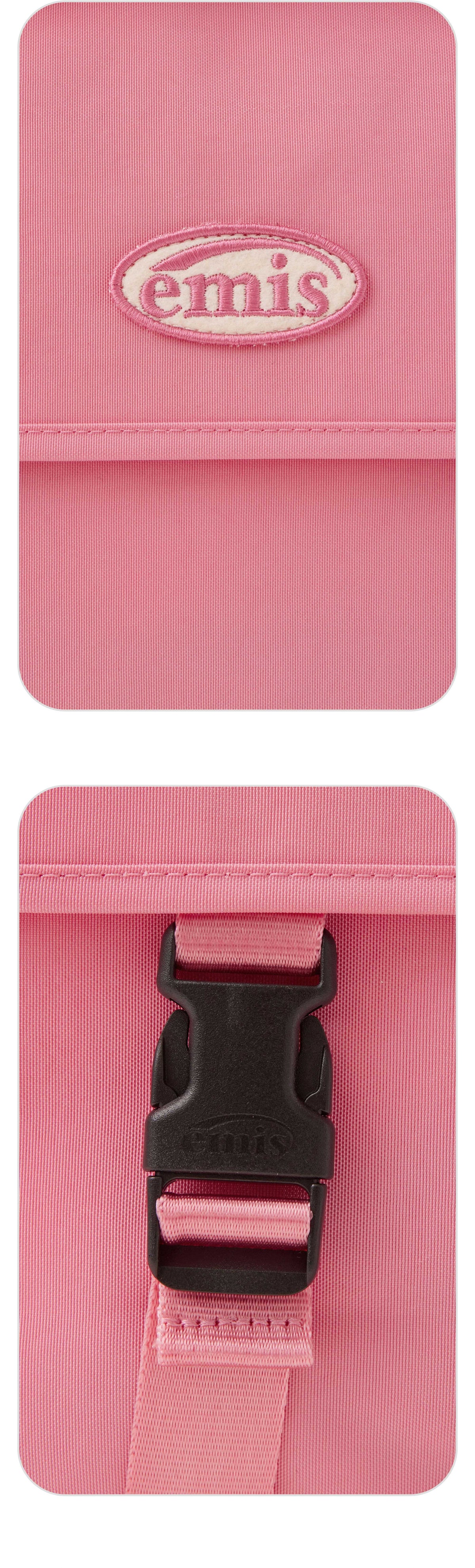 EMIS Nylon Messenger Bag-Pink