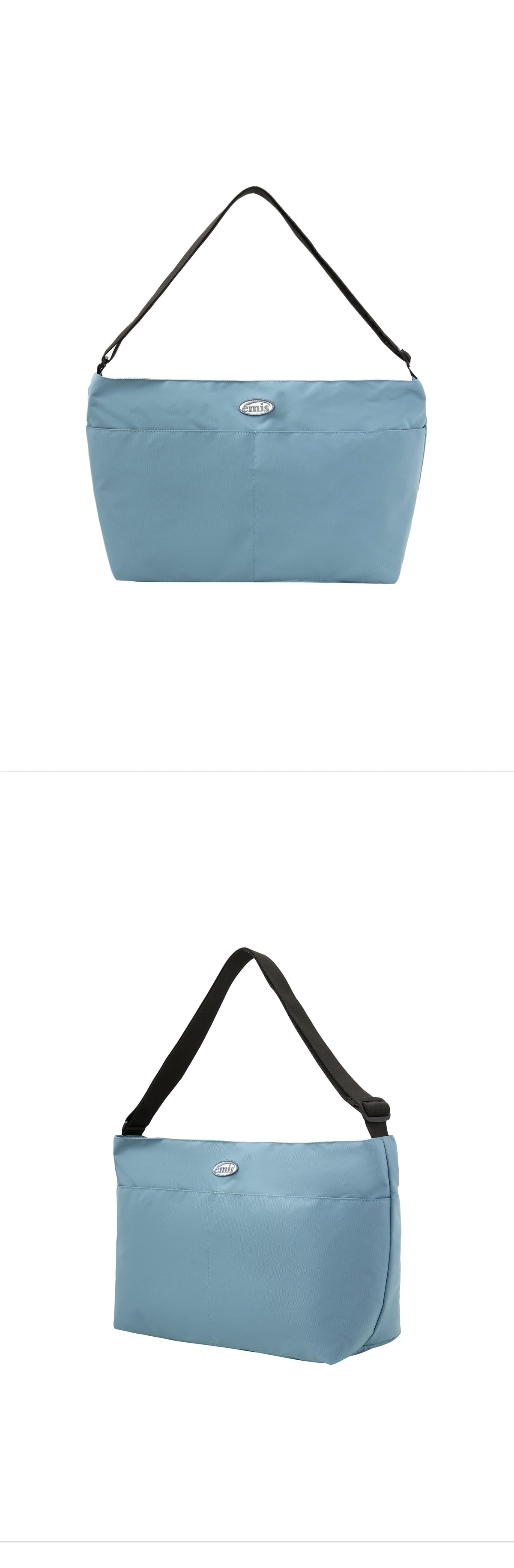 EMIS Nylon Crossed Body Bag-Blue
