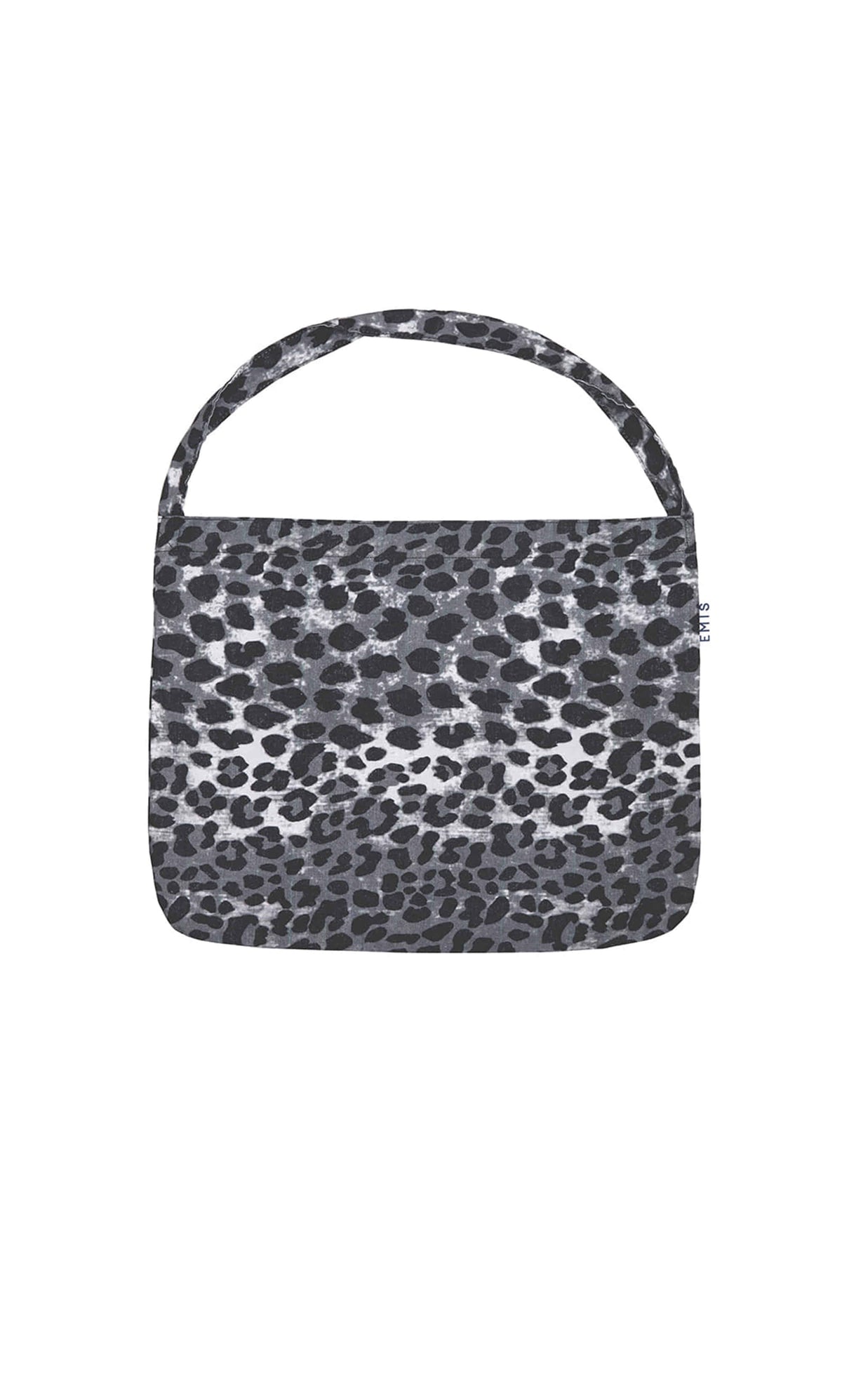 Emis Cotton Leopard Eco Bag-Gray