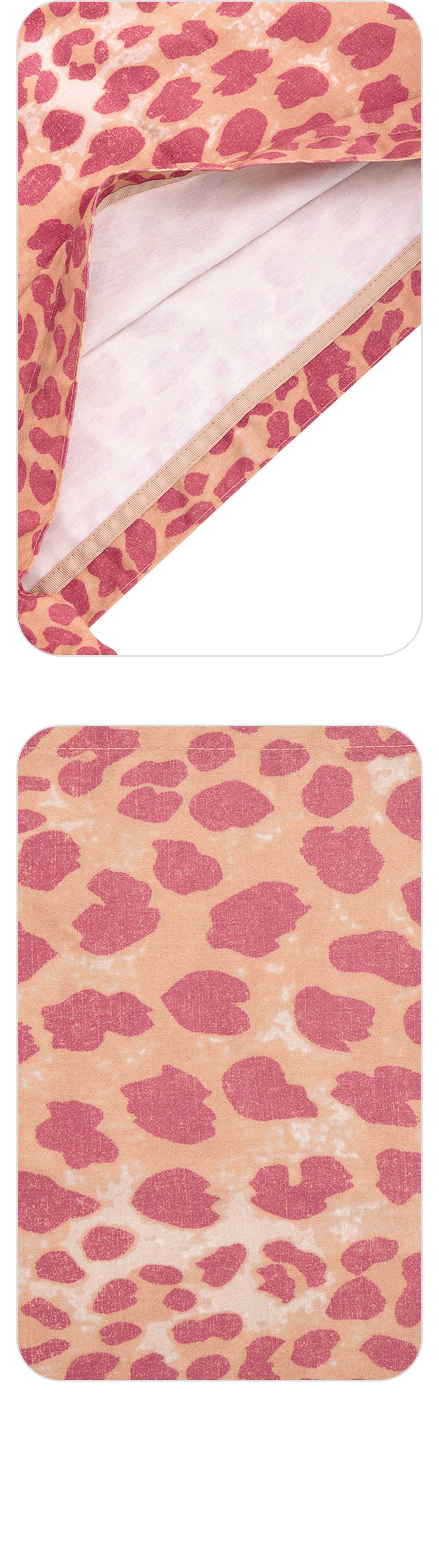 EMIS Cotton Leopard Eco Bag-Pink