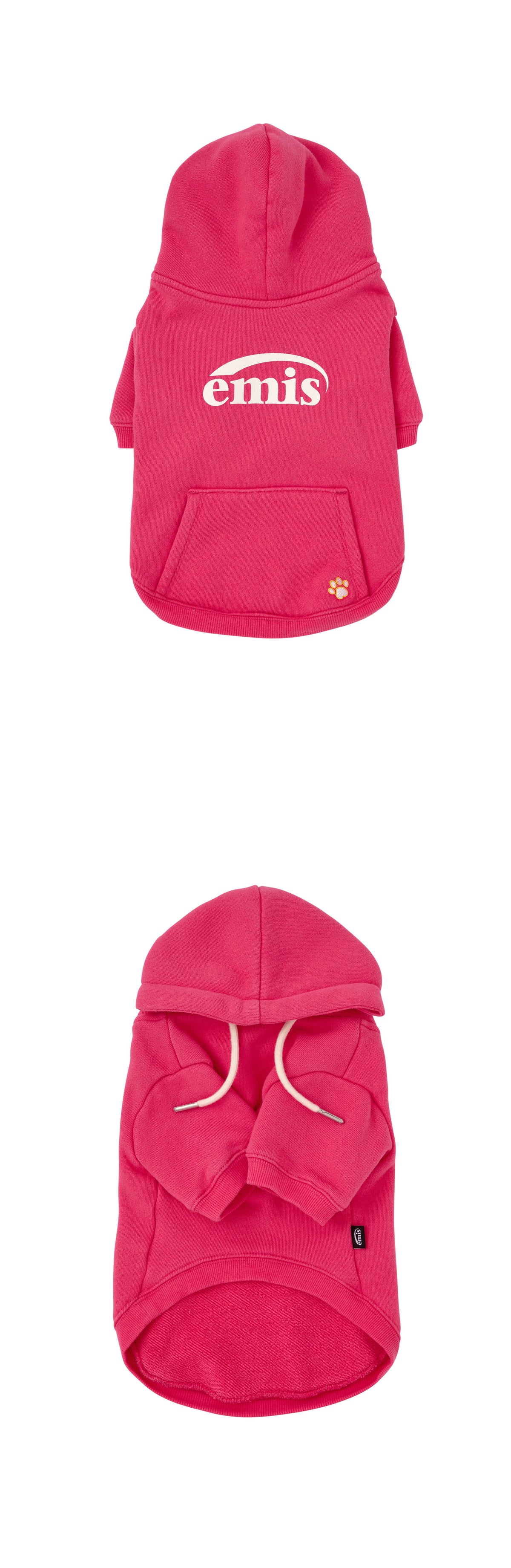 EMIS New Logo Big Hoodie-Hot Pink