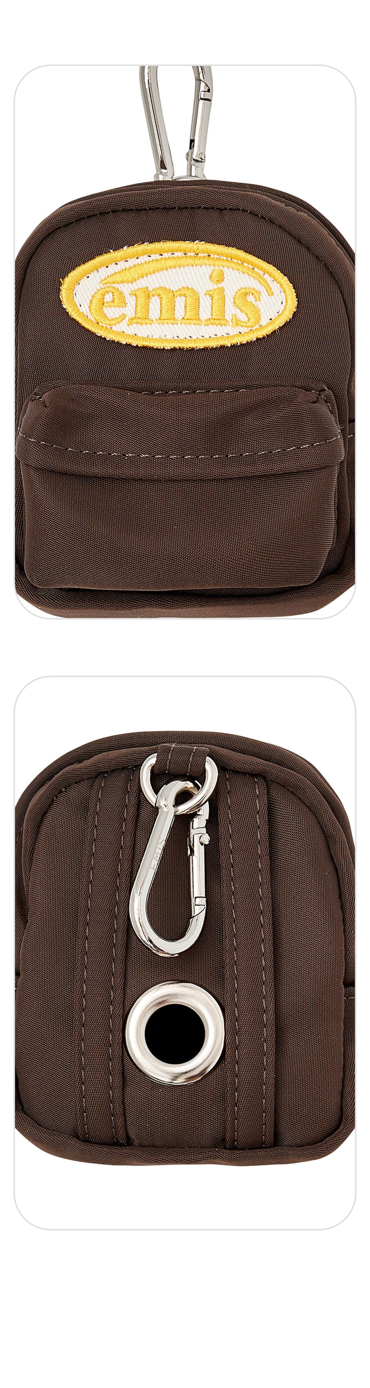 EMIS Backpack Poop Bag-Brown