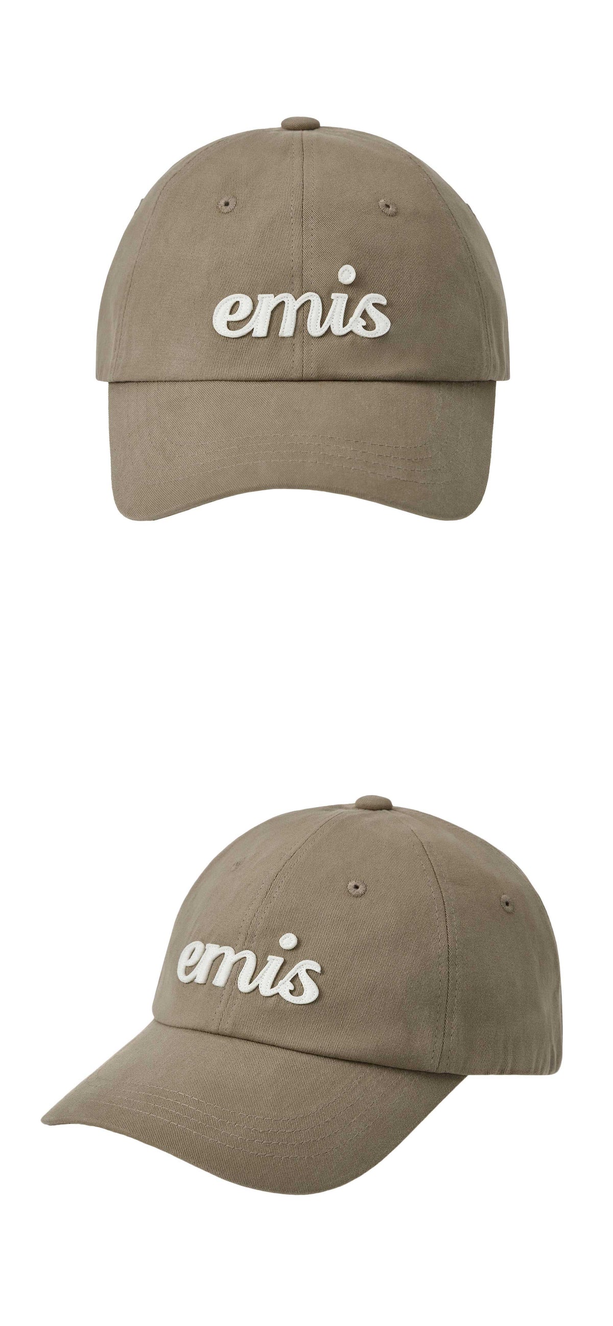 EMIS Applique Ball Cap-Beige