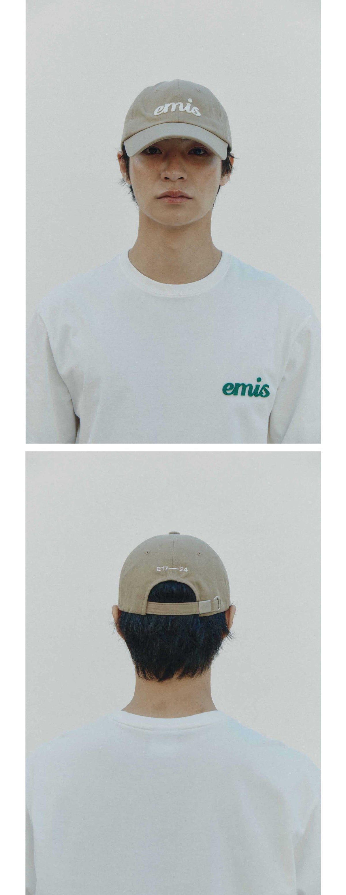 EMIS Applique Ball Cap-Beige