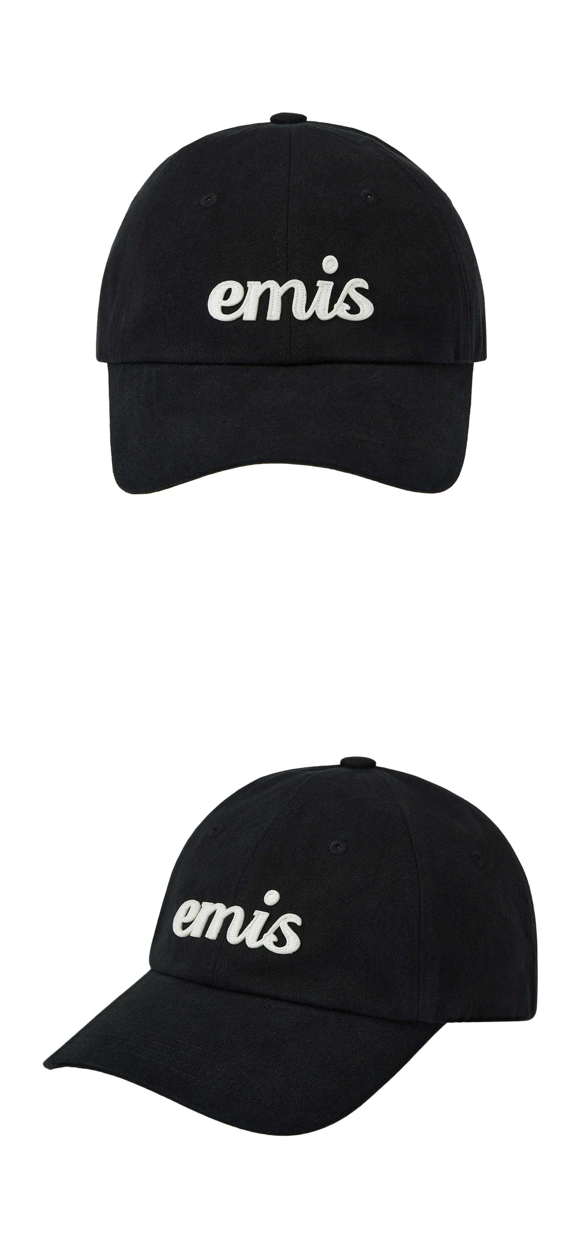 EMIS Applique Ball Cap-Black