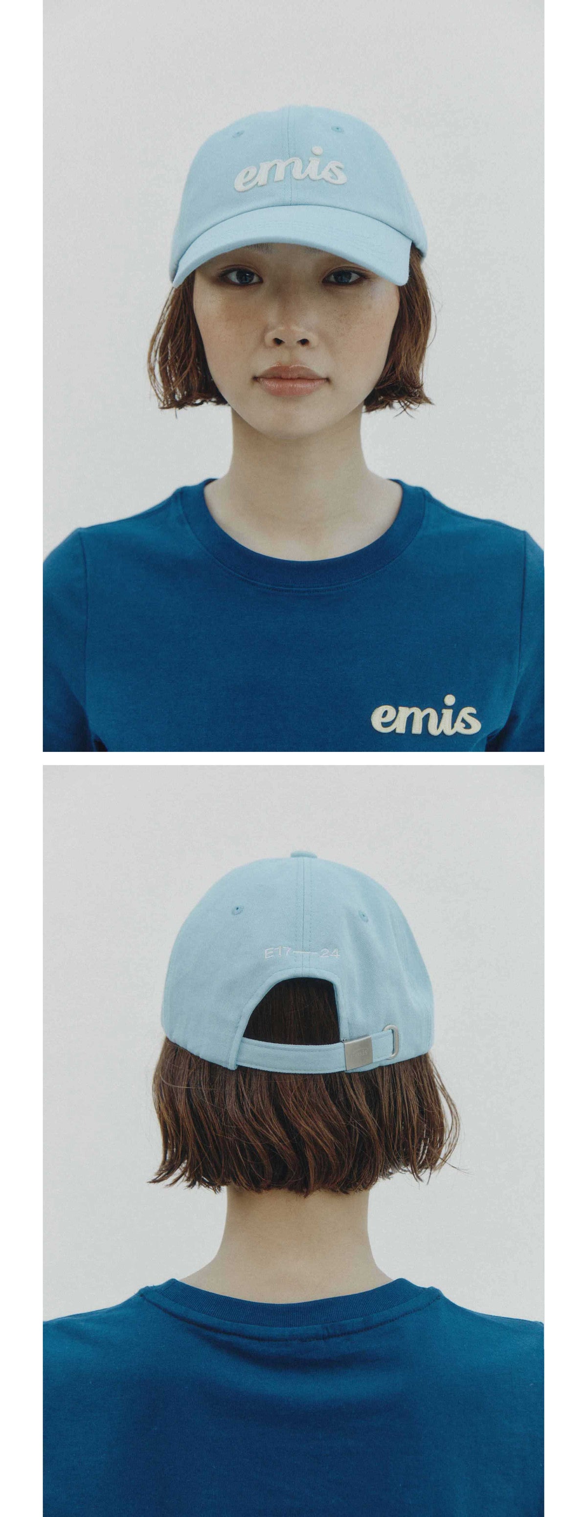 EMIS Applique Ball Cap-Light Blue