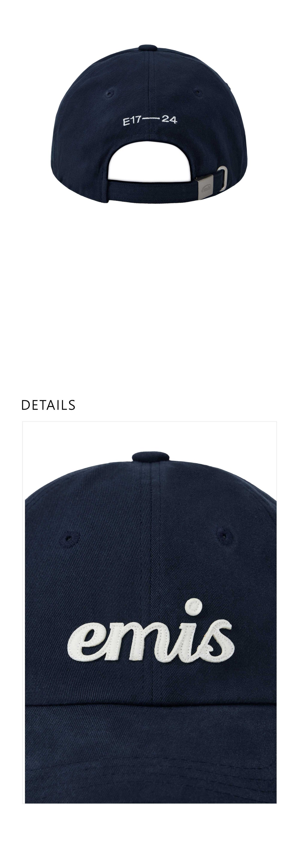 EMIS Applique Ball Cap-Navy