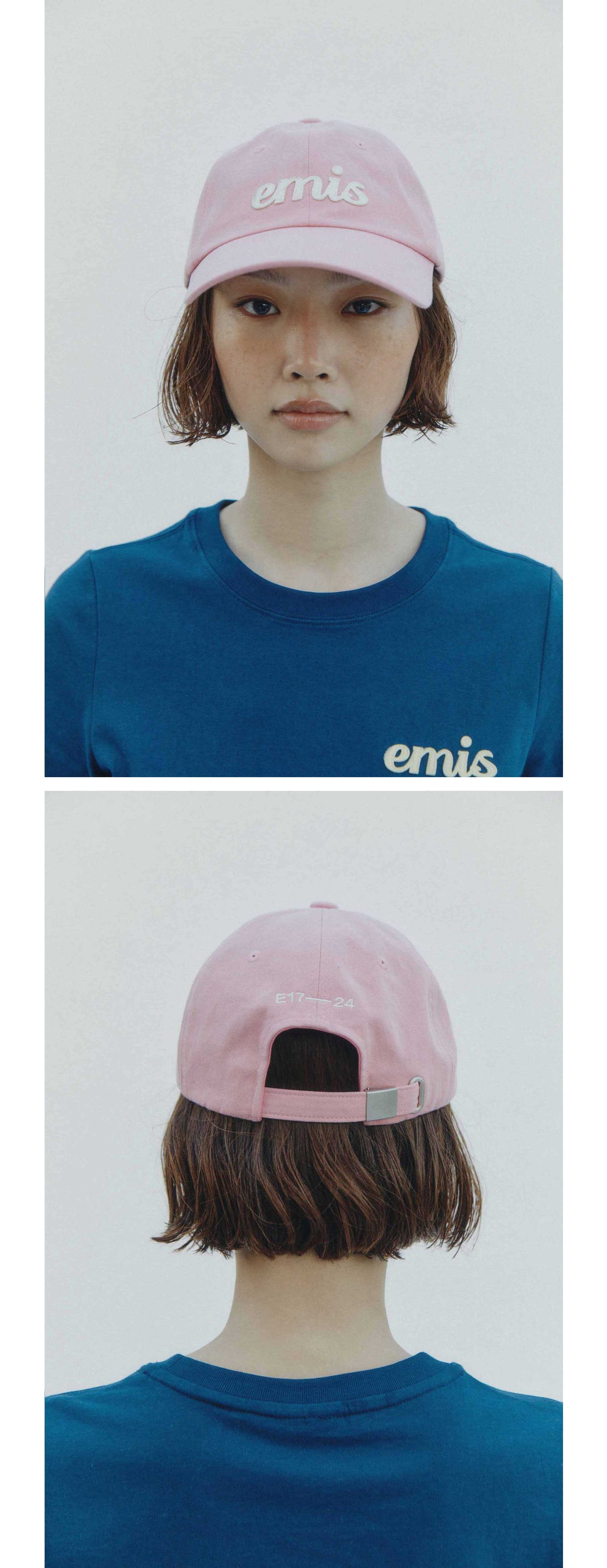 EMIS Applique Ball Cap-Pink