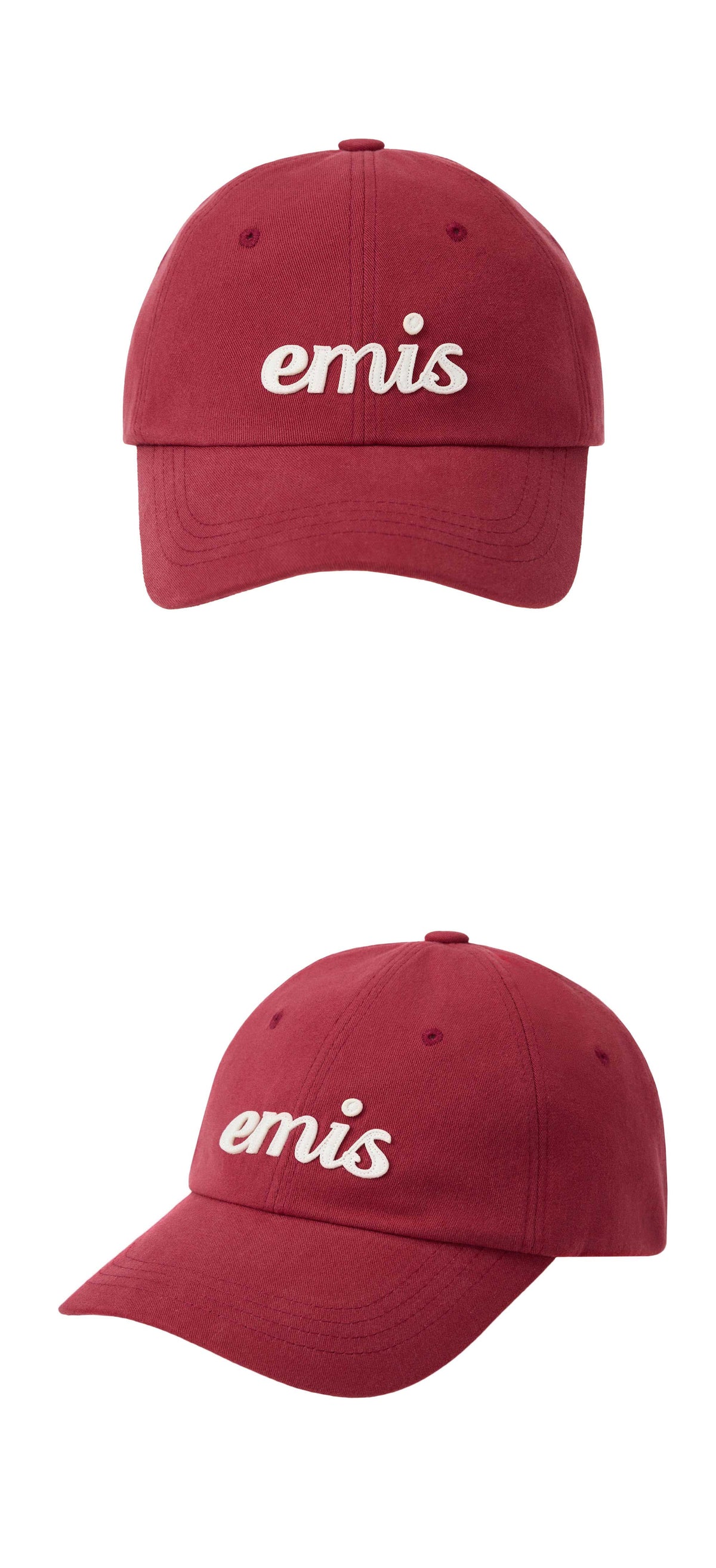 EMIS Applique Ball Cap-Red