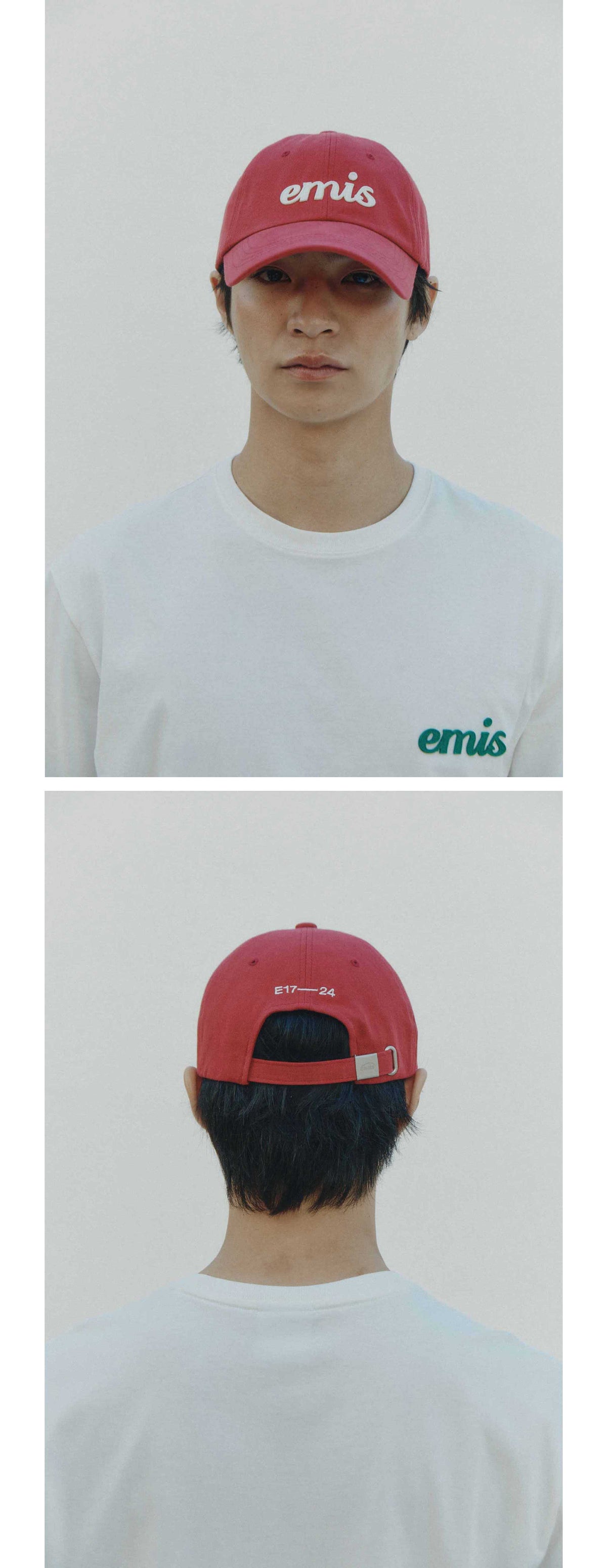 EMIS Applique Ball Cap-Red