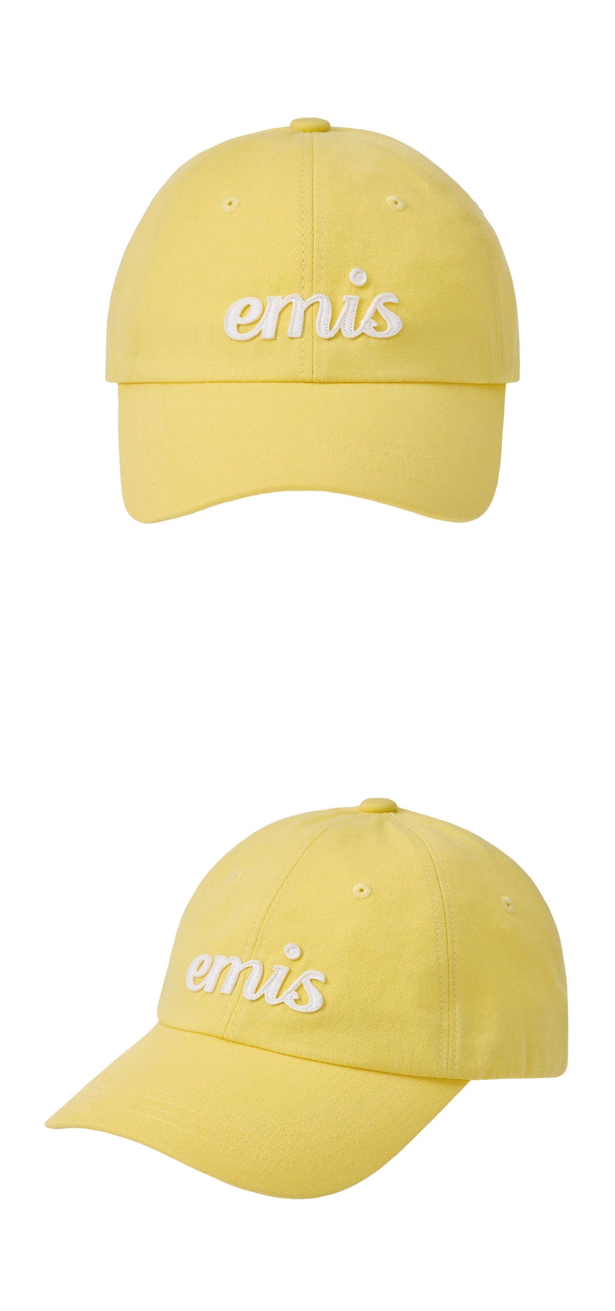 EMIS Applique Ball Cap-Yellow