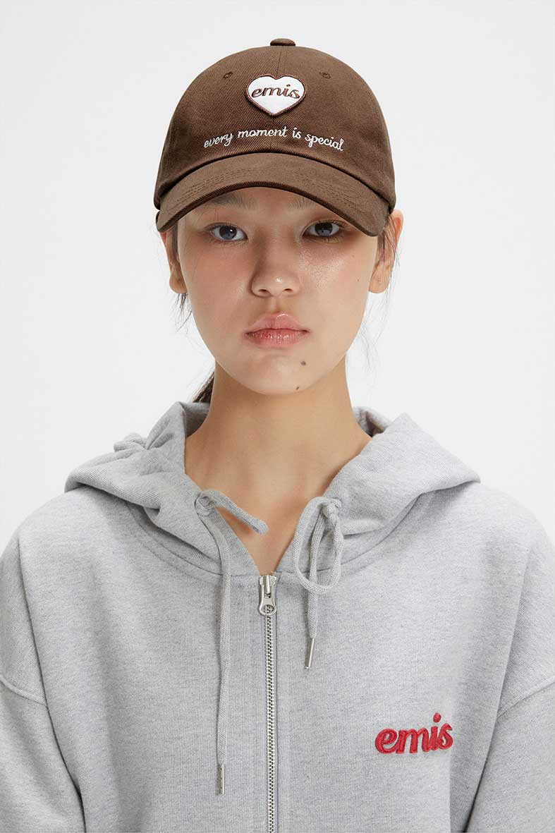 EMIS Heart Wappen Ball Cap-Brown
