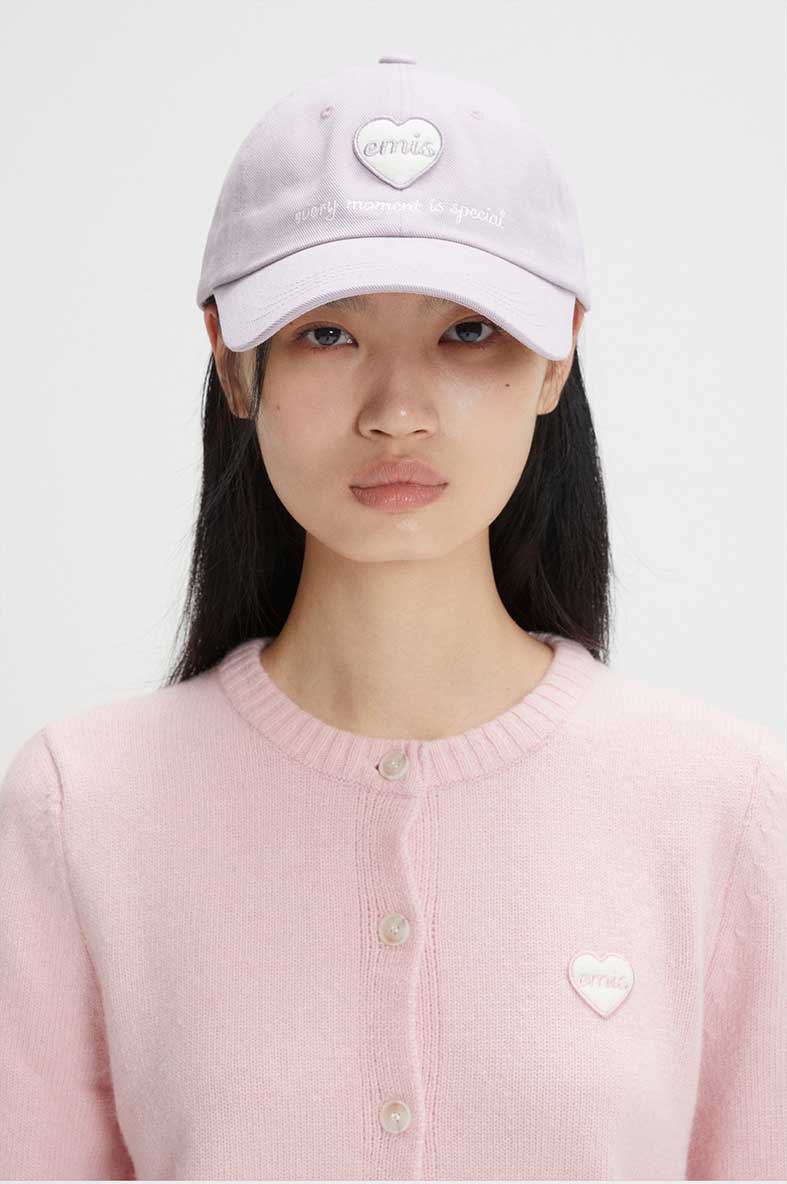 EMIS Heart Wappen Ball Cap-Purple