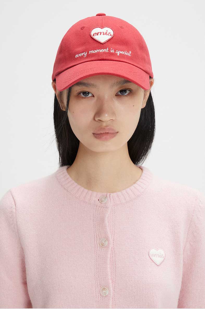 EMIS Heart Wappen Ball Cap-Red