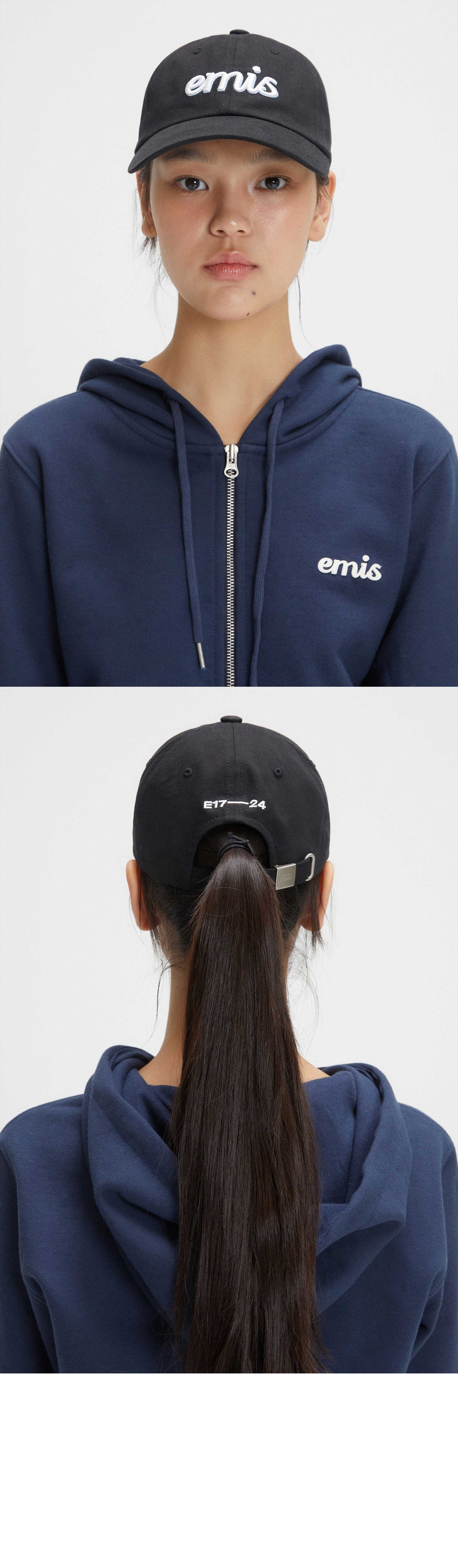 EMIS Layered Logo Ball Cap-Black