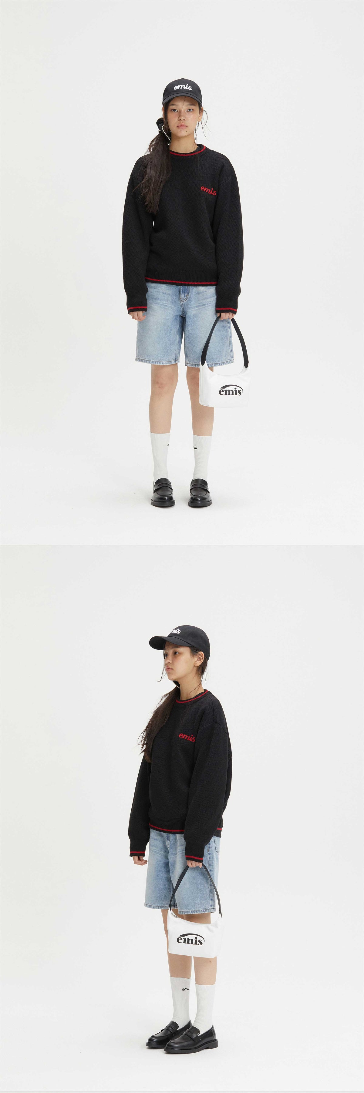 EMIS Layered Logo Ball Cap-Black