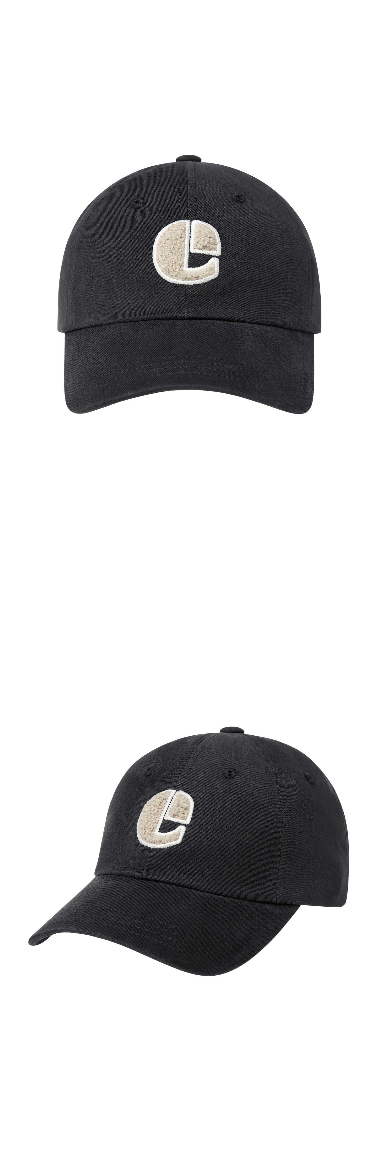 EMIS Boucle Vintage Logo Ball Cap-Black