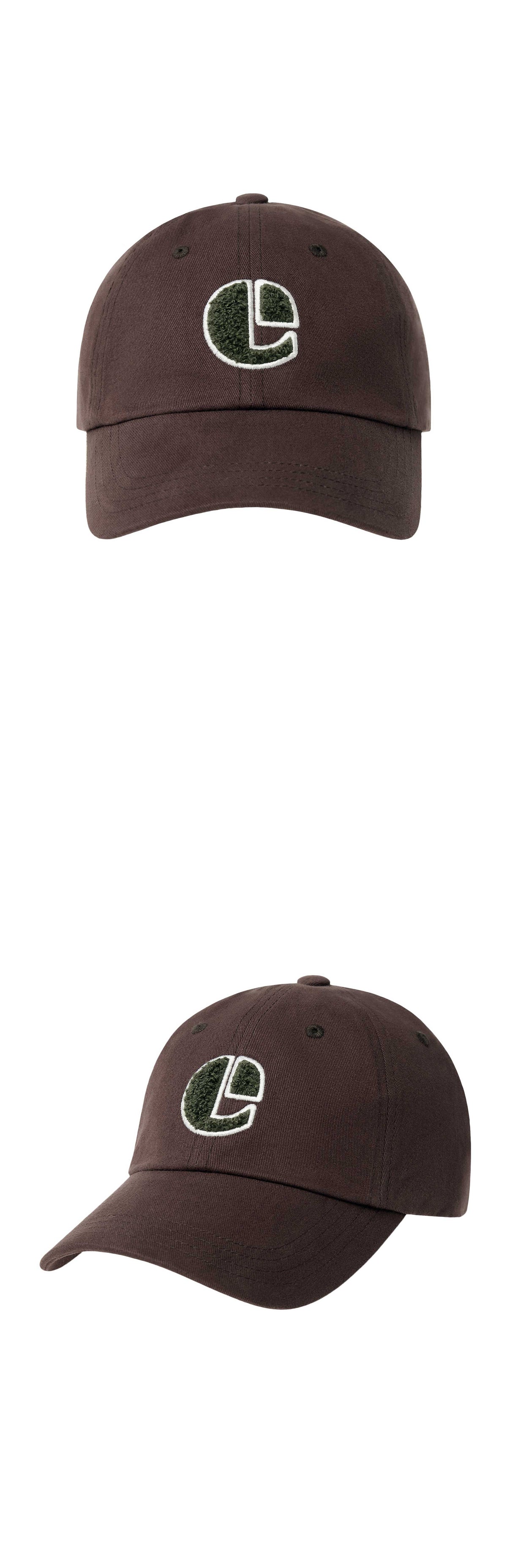 EMIS Boucle Vintage Logo Ball Cap-Brown