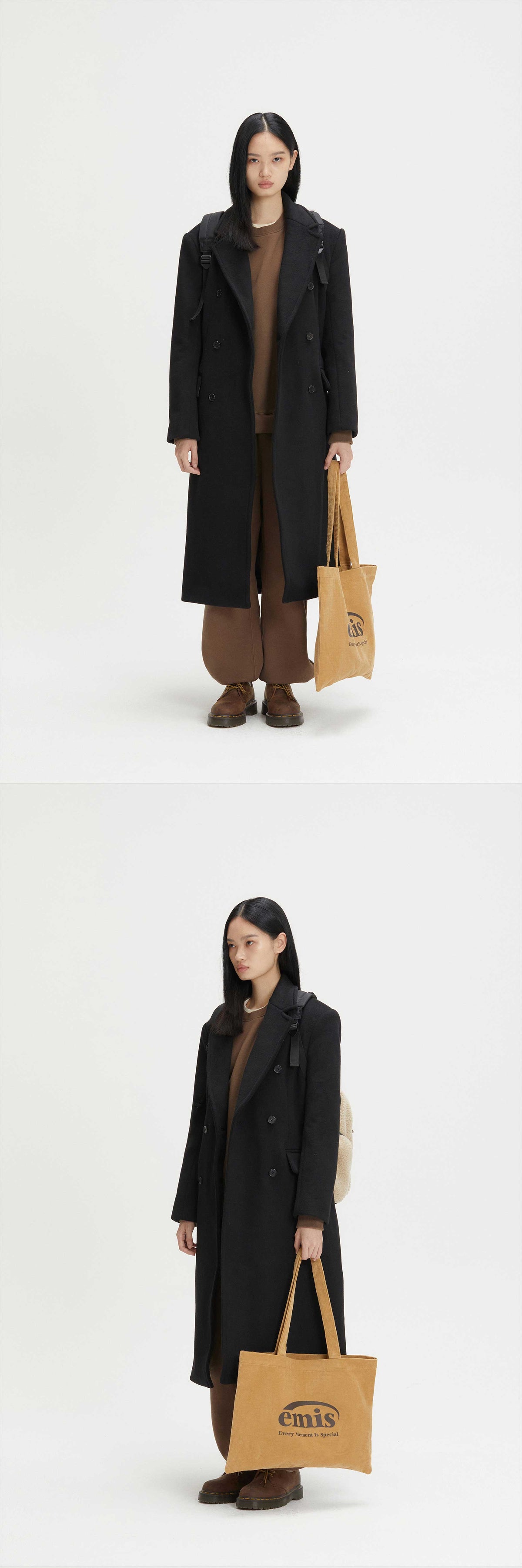 EMIS Corduroy Eco Bag-Camel