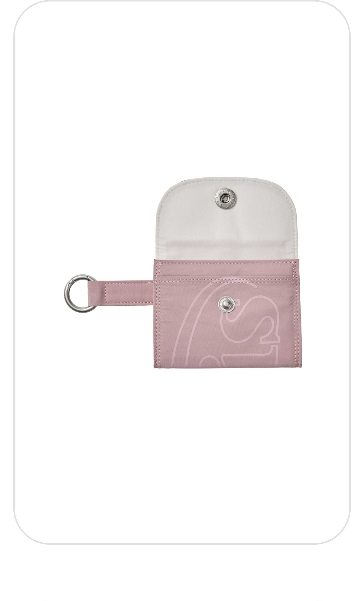 EMIS Out Line Logo Card Holder-Pink
