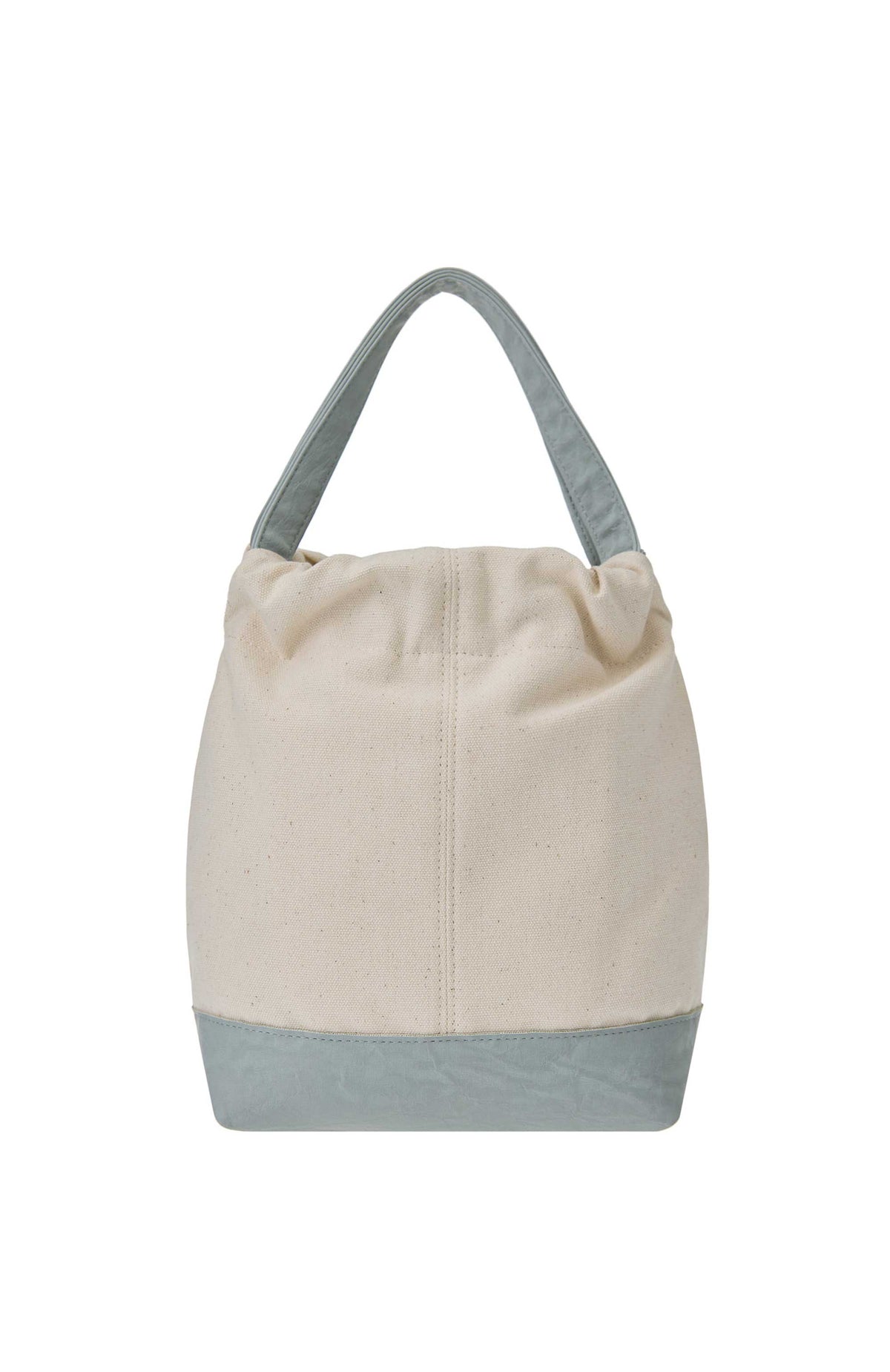 EMIS Canvas Tote Bucket Bag-Blue