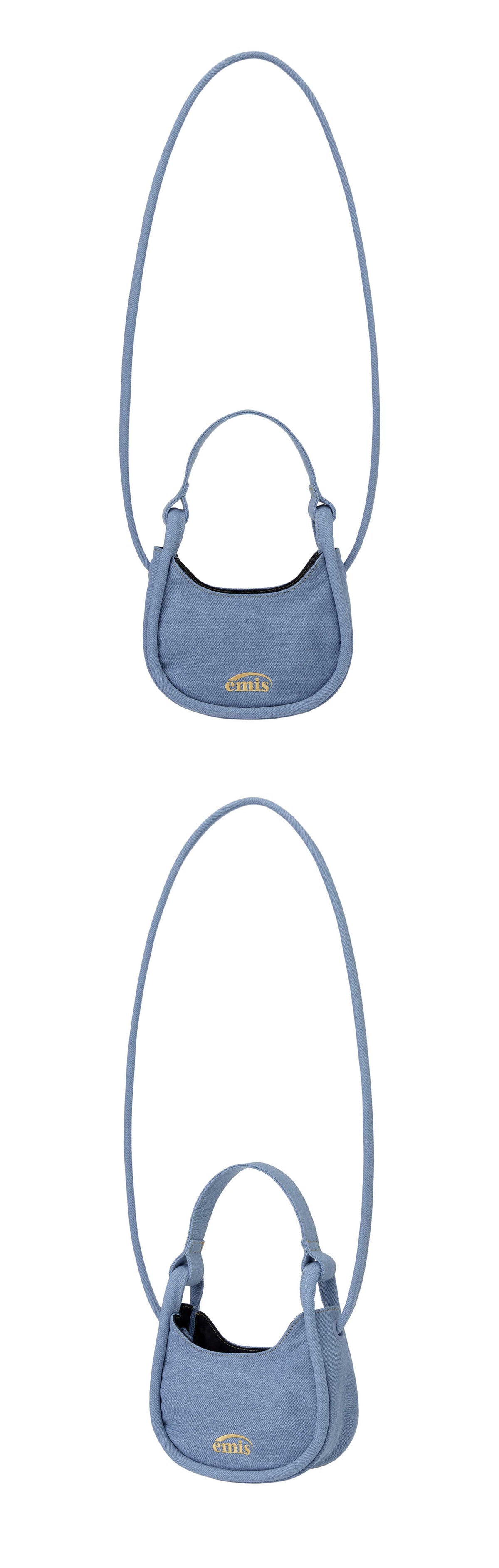 EMIS Denim Small Bag-Light Blue Denim
