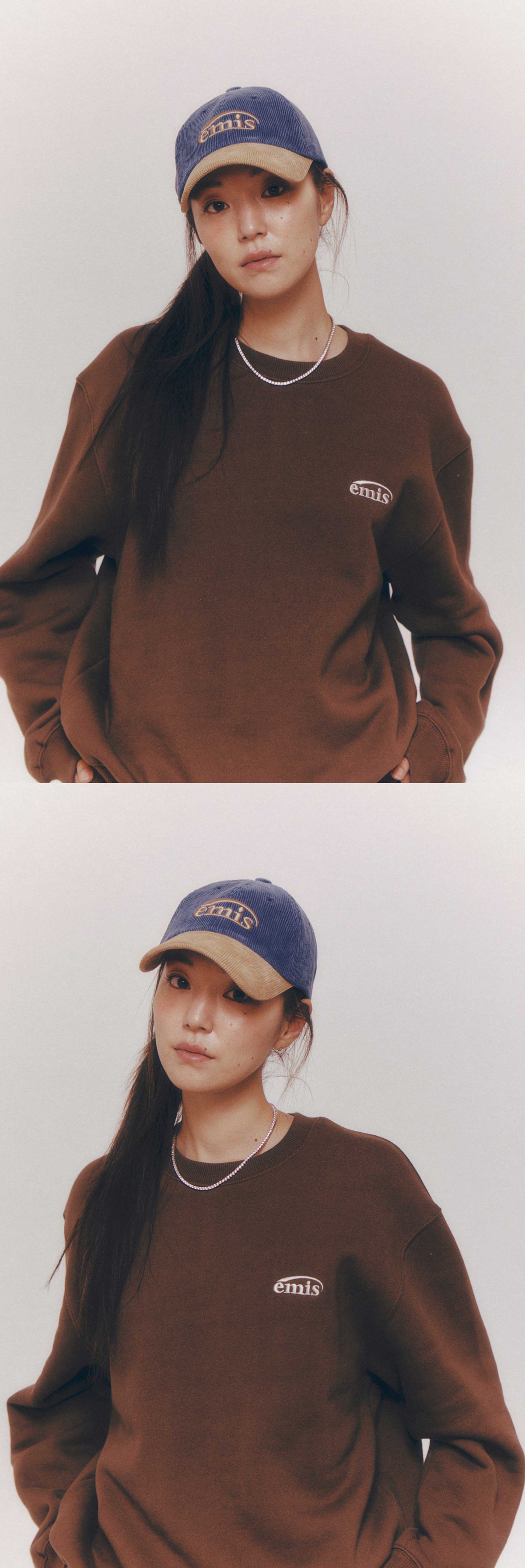 EMIS Corduroy Two-Tone Ball Cap-Blue