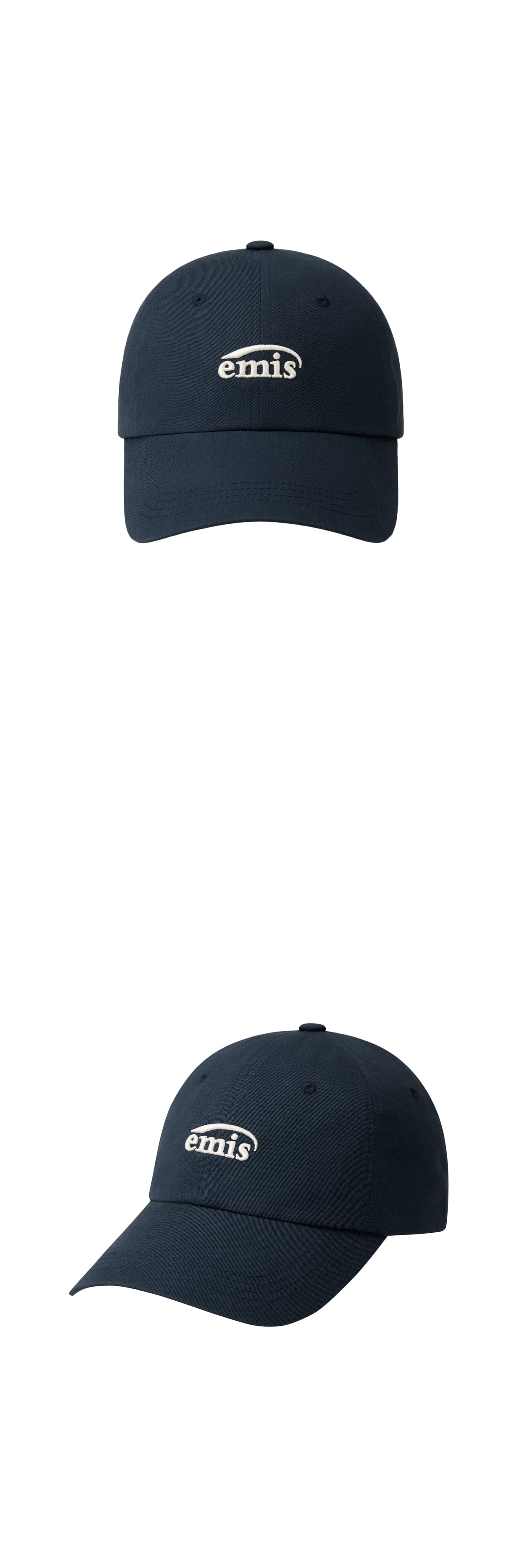 Emis Small Logo Ball Cap-Navy