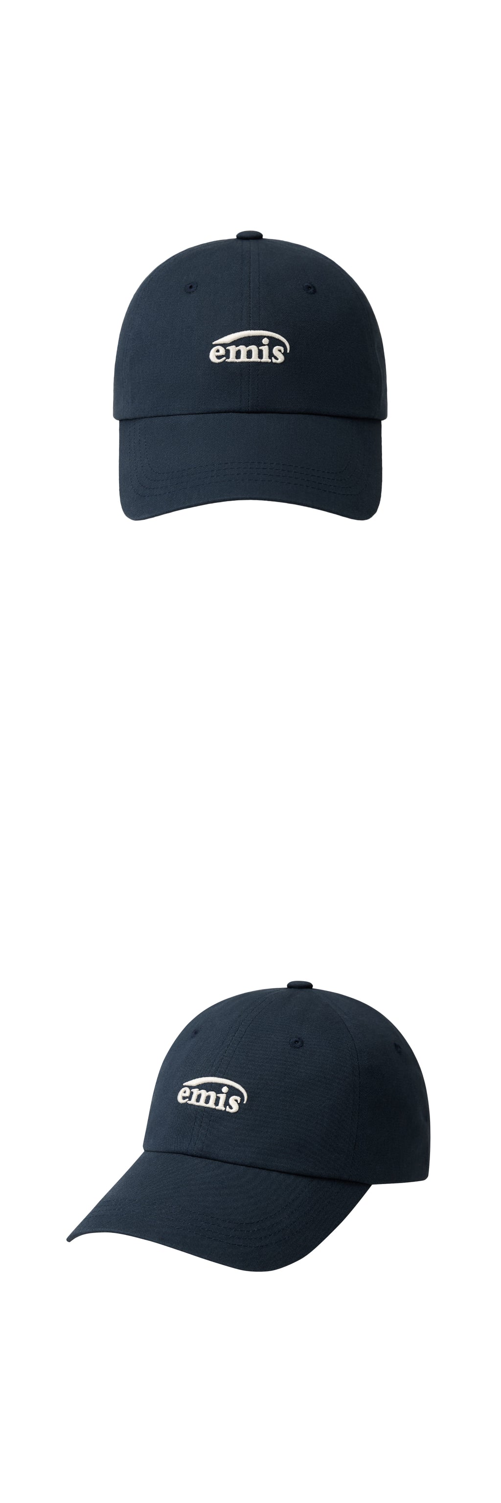 Emis Small Logo Ball Cap-Navy