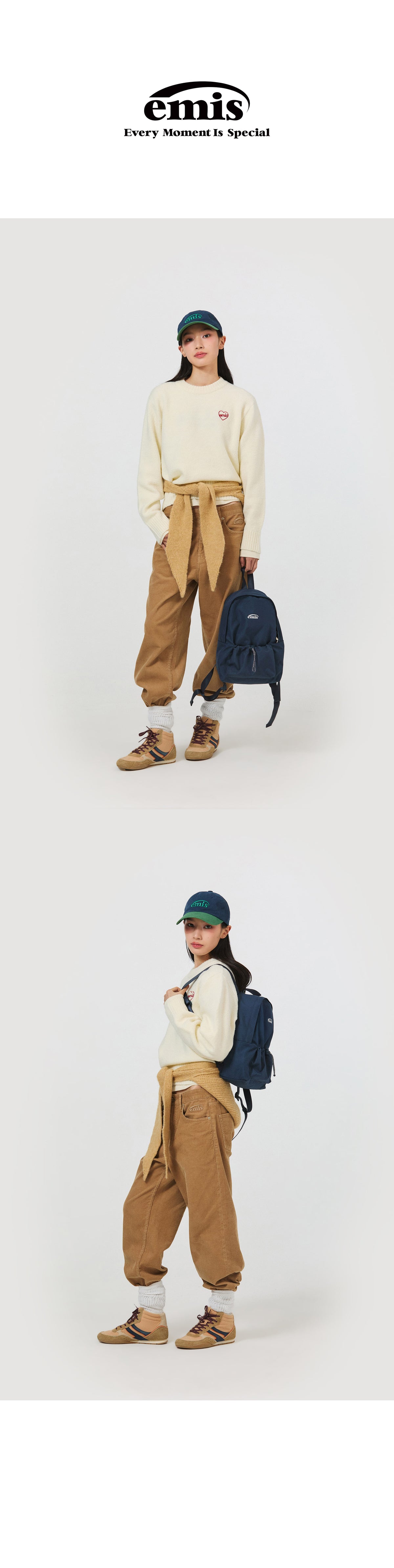 EMIS String Day Backpack-Navy
