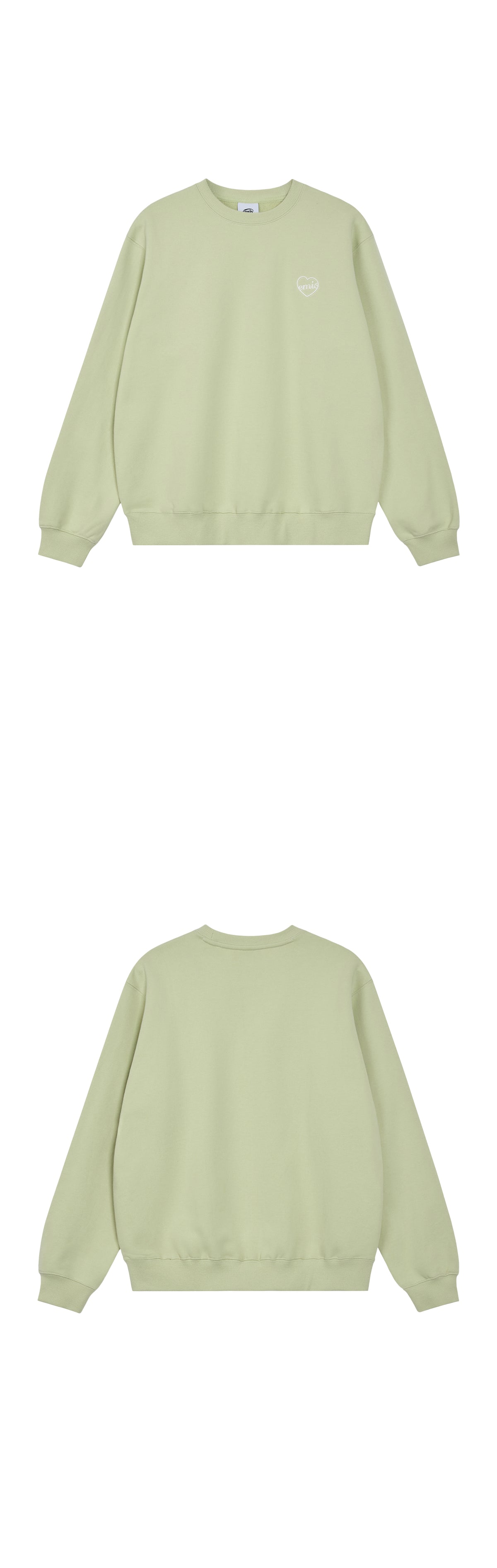 EMIS Heart Sweat Shirt-Melon