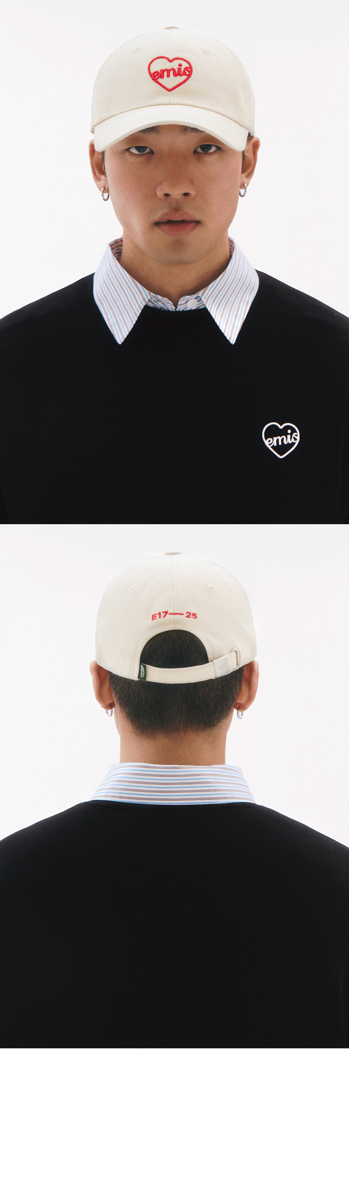 EMIS Heart Ball Cap-Light Beige