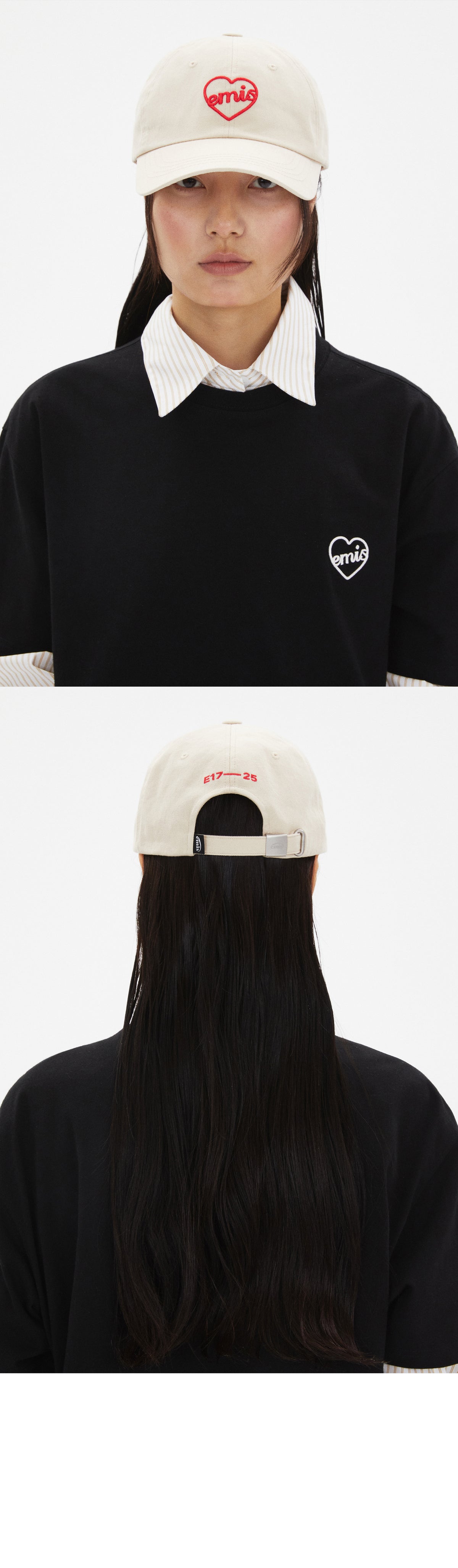 EMIS Heart Ball Cap-Light Beige