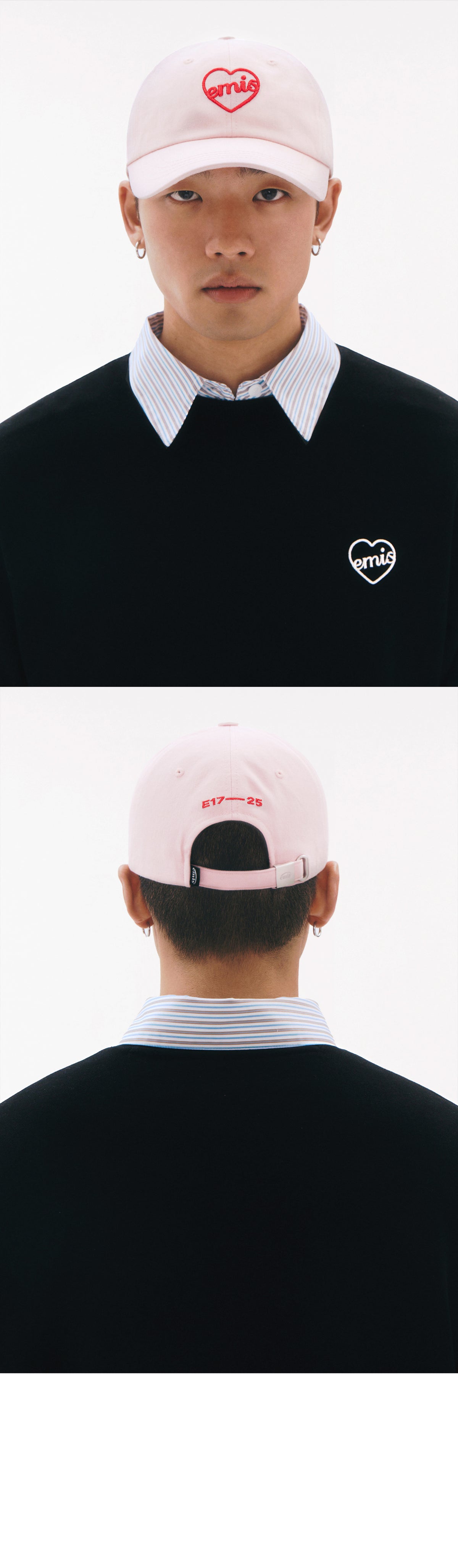 EMIS Heart Ball Cap-Pink