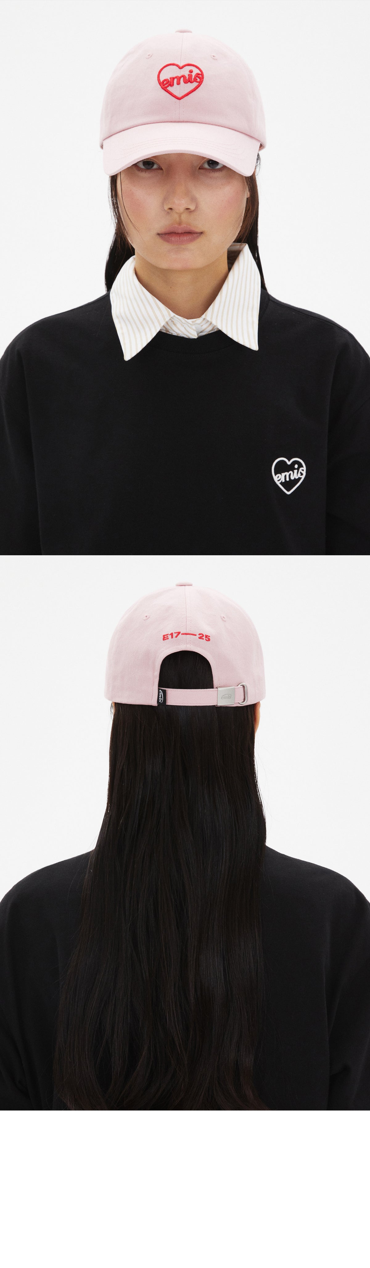 EMIS Heart Ball Cap-Pink