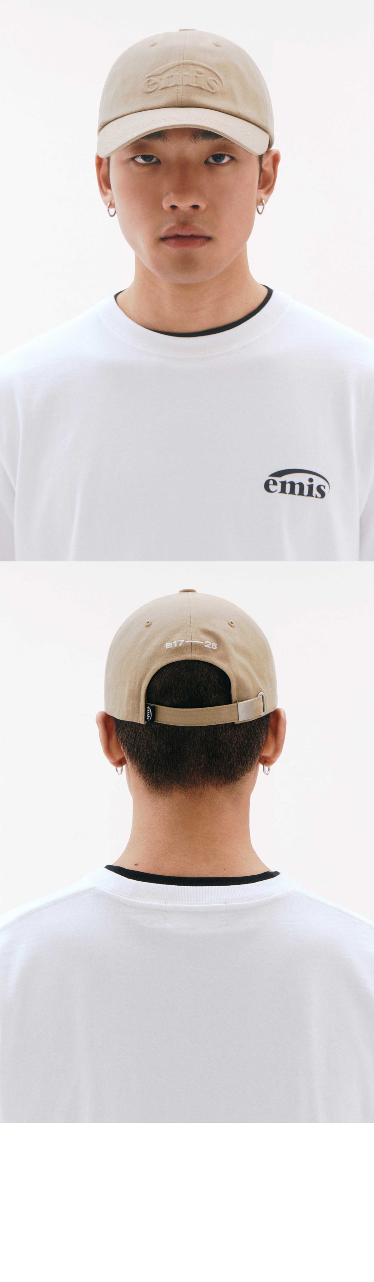 EMIS Embossing Logo Ball Cap-Beige
