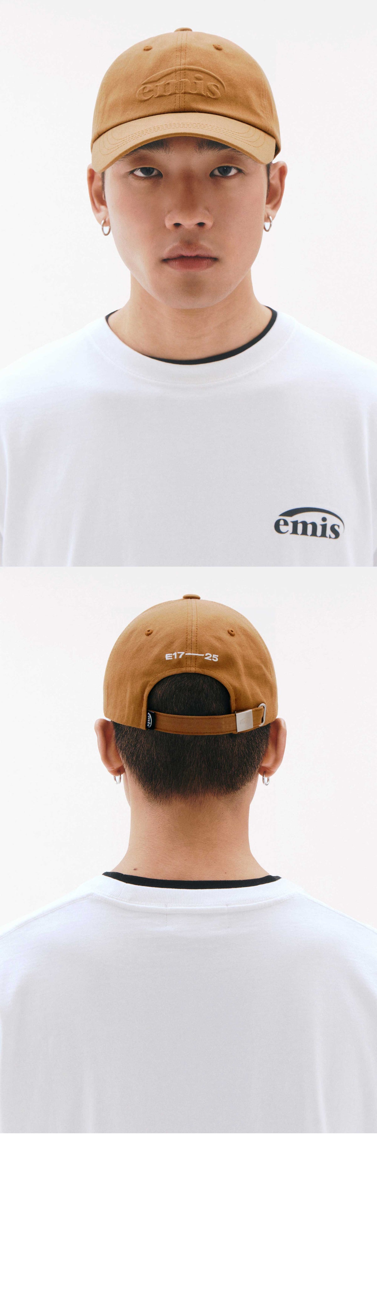 EMIS Embossing Logo Ball Cap-Brown