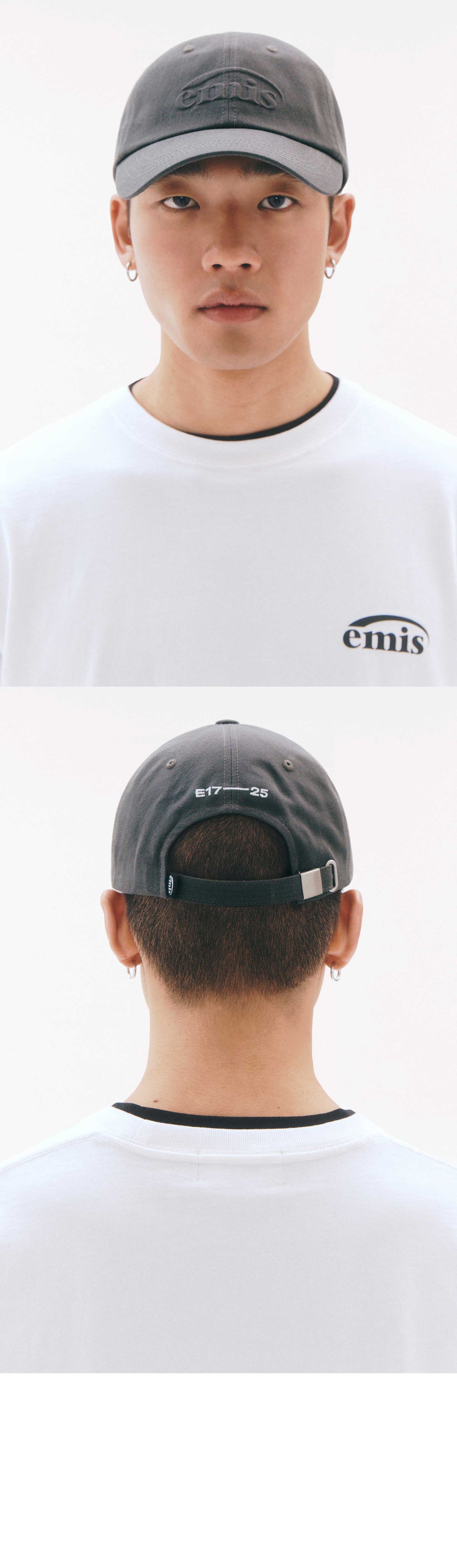 EMIS Embossing Logo Ball Cap-Charcoal