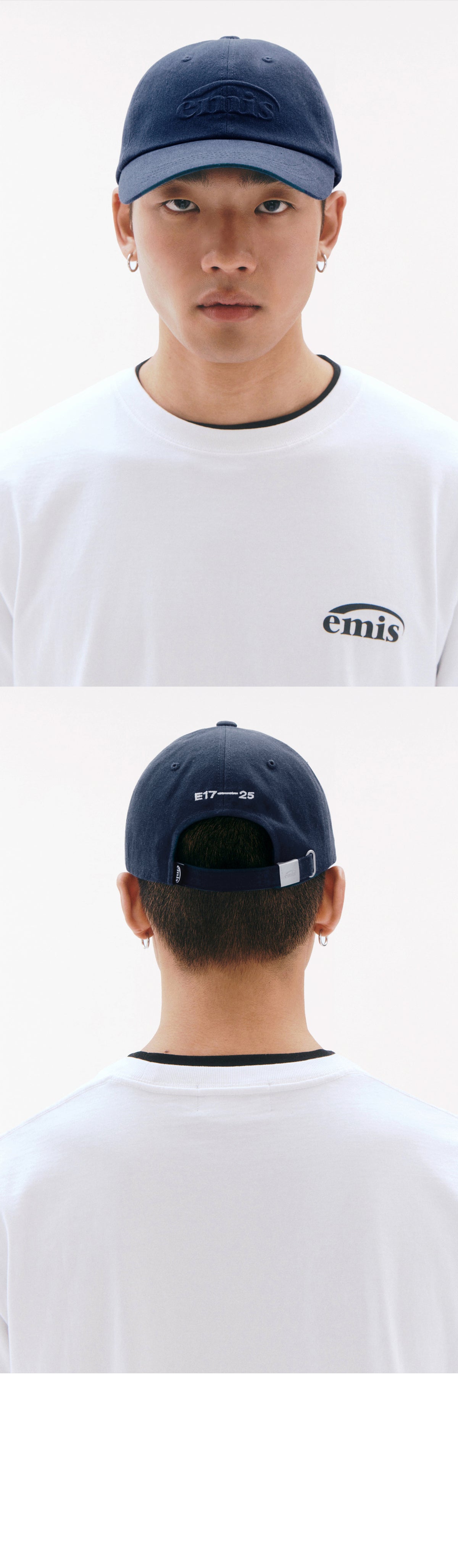 EMIS Embossing Logo Ball Cap-Navy