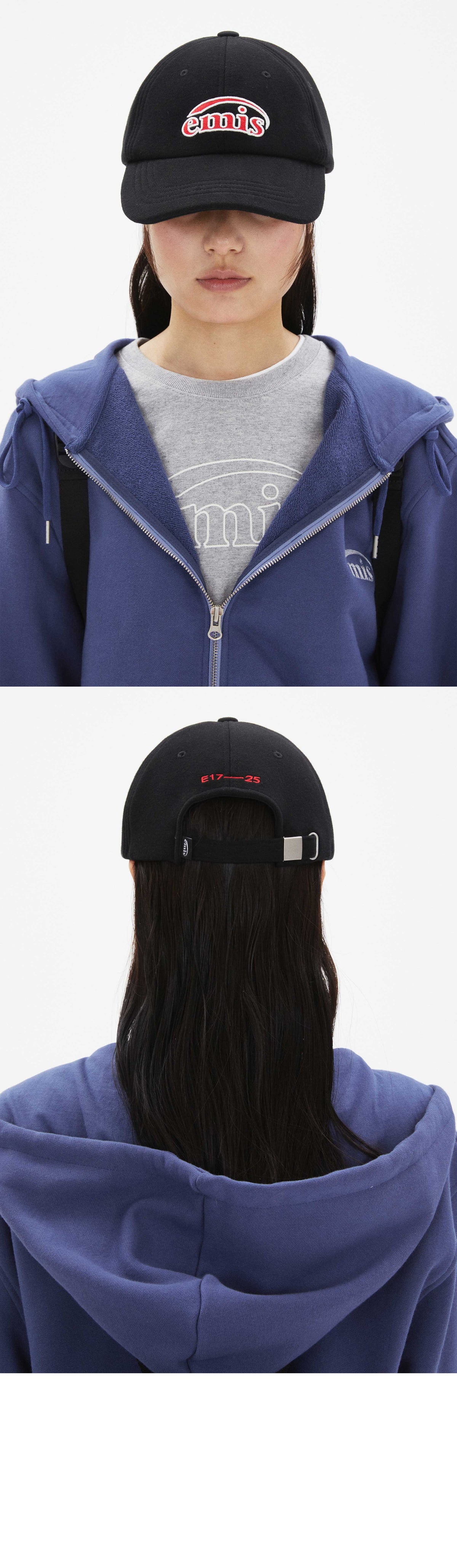 EMIS Jersey Ball Cap-Black