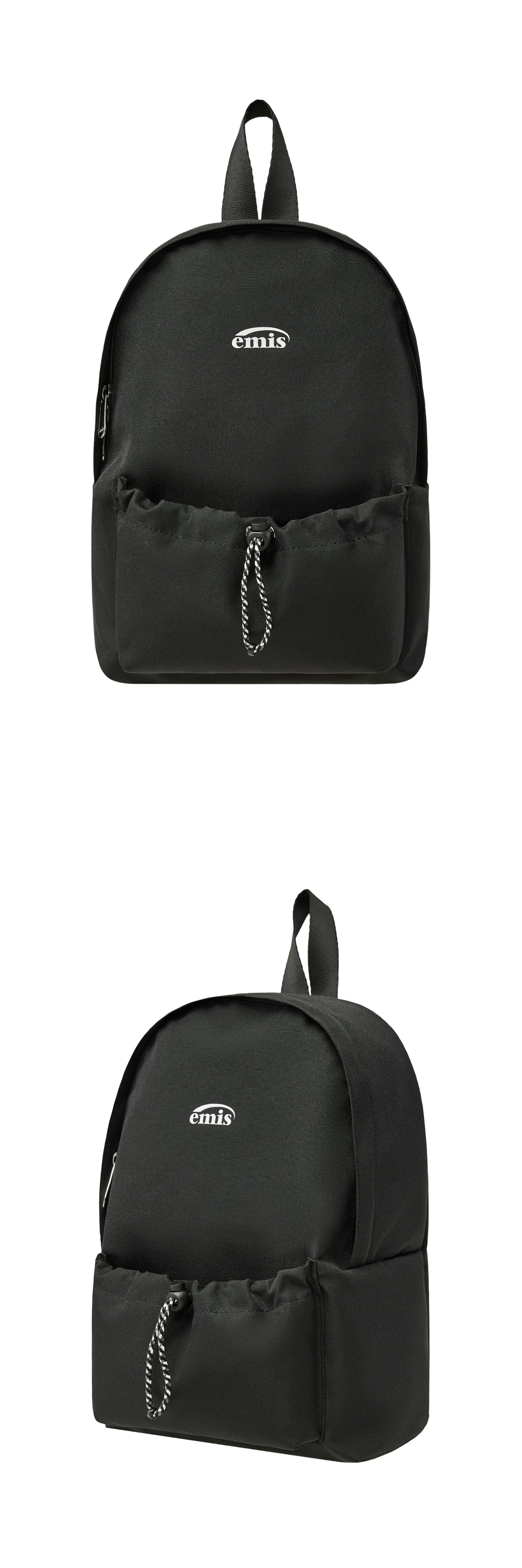 Emis String Day Backpack-Black