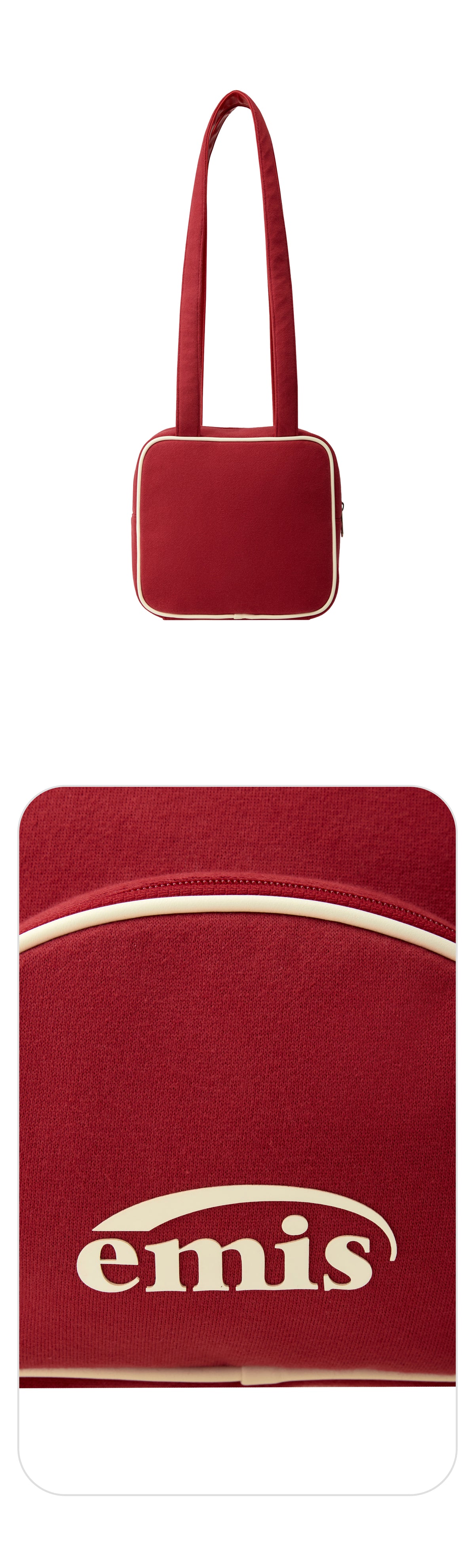 EMIS Jersey Logo Shoulder Bag-Red